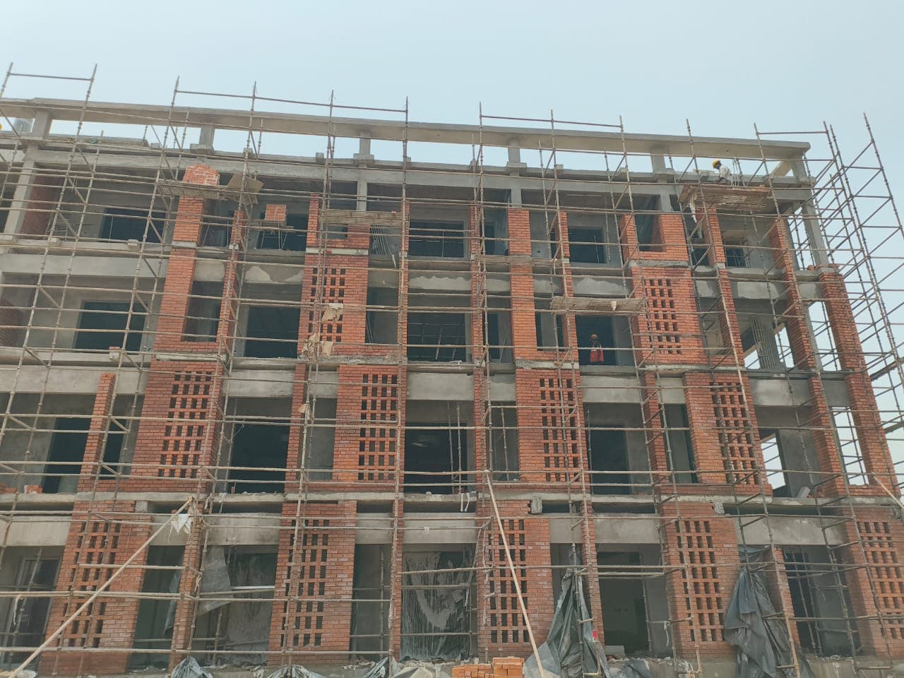 Rhythmic Facade Bay Grid & Scaffolding System
